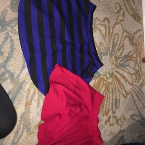 Forever 21 and Ambiance Apparel skirts
